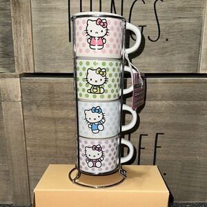 Hello Kitty Polka Dot Espresso Cup Set